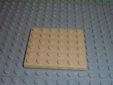 Plaque LEGO Tan plate 6 x 6