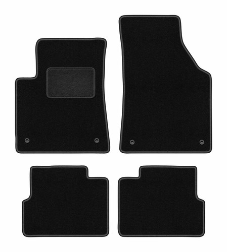 Tapis sol velours noir - de,