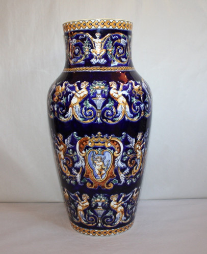 Grand vase faïence de - grand, en