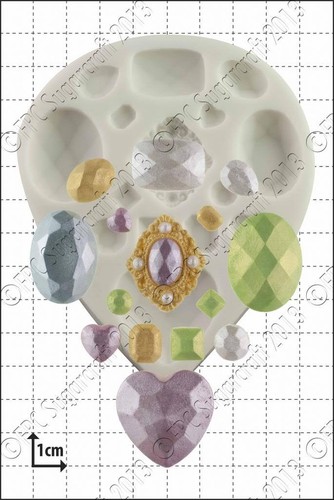 Moule silicone multi gem - moule,