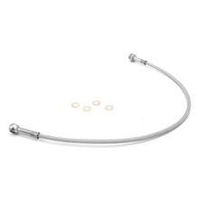 Brake Hose Kit, Front, Stainless Steel; 87-95 Jeep Wrangler YJ