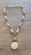 Collier Lanvin Doré Vintage