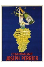 Publicité champagne perrier - publicité,