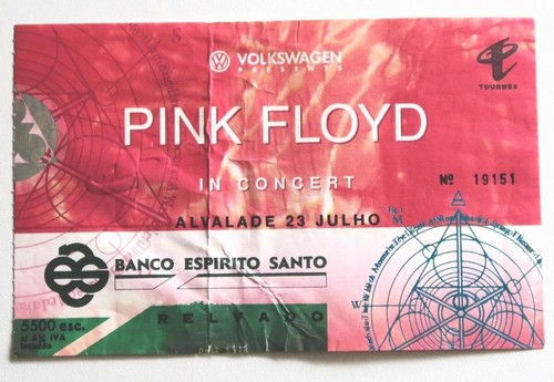 Pink floyd billet ticket stub - floyd,