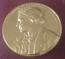 SUPERBE MEDAILLE ATTRIBUEE " LE VERRIER METEOROLOGIE MODERNE " BRONZE DORE