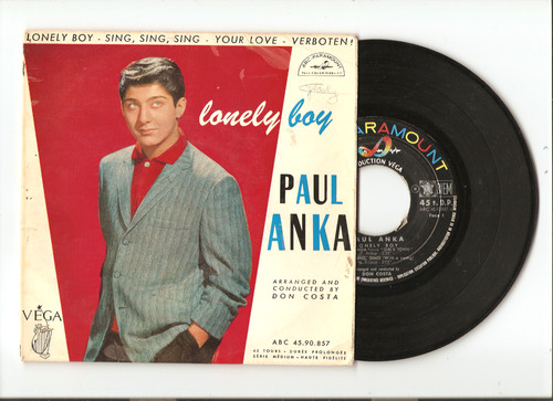 Paul anka lonely boy - -, 45t