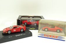 Hot Wheels / Dinky / Detail Cars 1/43 - Lot de 3 Ferrari 456 GT + F40 LM + 246