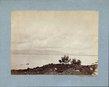 Léon Bouyer, France, Saint-Raphaël, Lac vintage albumen print Tirage albuminé 