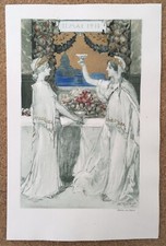 Gravure Menu Roi Albert de