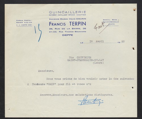 Dieppe quincaillerie - (76),
