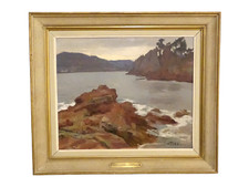 Tableau Soir d'hiver à la Napoule Raymond Tellier 1897-1985