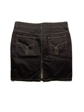 JUPE EN JEAN NOIR FEMME TAILLE