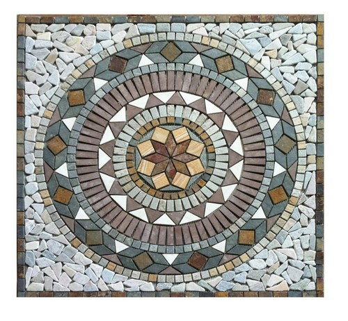 Rosace mosaïque décorative - mosaïque,