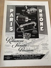 Publicité de Presse 1938