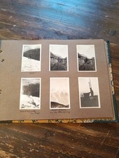 Ancien Album Photos De Montagne Et Alpinisme Ski Chamonix Evian Etc.. Superbe 