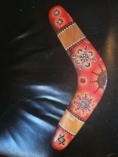 Boomerang bois aborigène