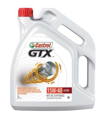 Huile moteur castrol - gtx, 15w40