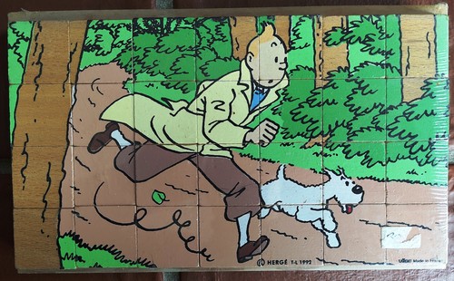 Tintin jeu cubes course - jeu,