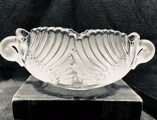 Mikasa crystal swan bowl - swan,