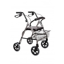 Déambulateur aluminium AT51003 -avec Panier de courses –pliable- Léger