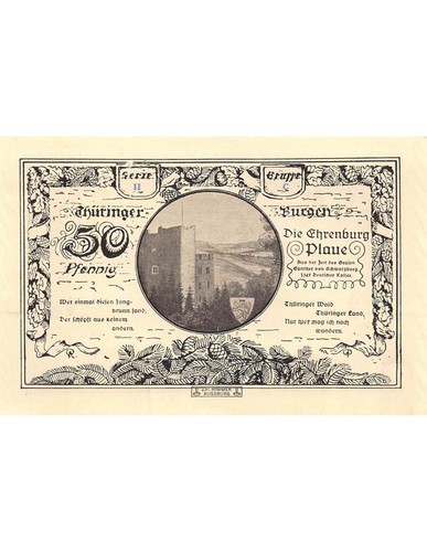 Allemagne kahla 50 pfennig - allemagne,