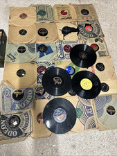 Lot de 28 anciens disque PATHÉ -ODEON-POLYDOR …pour gramophone