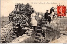 S22096 cpa 17 Ile de Ré - La Digue de la Pointe des Baleines