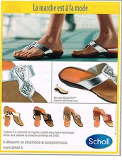 PUBLICITE ADVERTISING 045  2008  DR SCHOLL   chaussures sandales