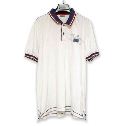 Polo napapijri blanche unie - blanche,