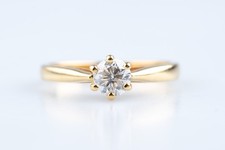 Bague solitaire diamant – Or