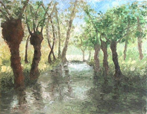 Tableau marais poitevin - marais,