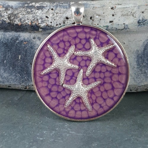 Etoile mer ronde violette x - mer,