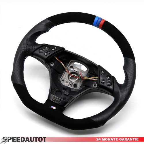 Volant alcantara cuir pour - en,
