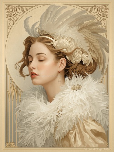 Photo femme élégante - a4,