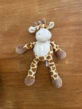 Doudou Peluche Girafe Nicotoy Total 26 cm Beige Marron