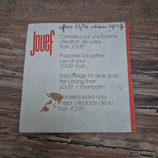 Jouef HO Notice Manuel D'utilisation Vintage Modelisme Ferroviaire