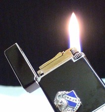 Briquet Ancien * ST DUPONT rare LAQUE Intégral * Indochine War Lighter Feuerzeug
