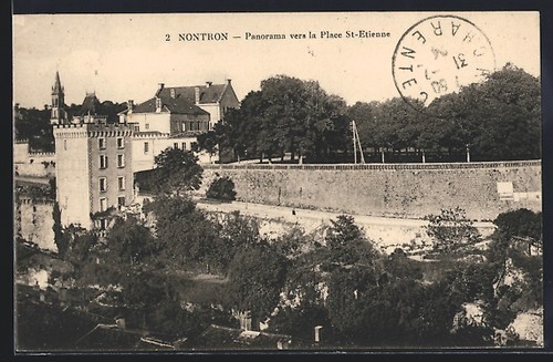 Cpa nontron vue générale - cpa, nontron,