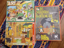 Lot 3 puzzles Tintin et Lucky Lucke