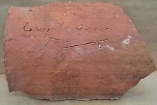 Ancienne tuile signée par le potier, Teofilo Pérez, XVIIe siècle