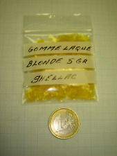 POUR HORLOGER  : 5 GRAMMES DE GOMME LAQUE POUR COLLAGE DES LEVÉES D'ANCRES, ETC.