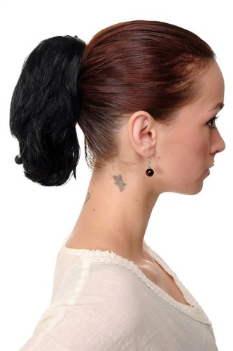 Postiche tresse extension noir - tresse,