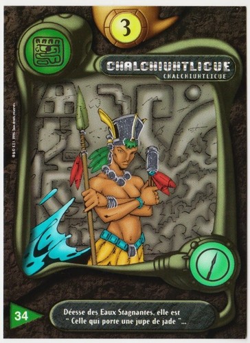 Chalchiuhtlicue carte - chalchiuhtlicue,