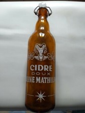 Bouteille vide de cidre doux