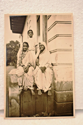 Vintage photo trois jeune - vintage,