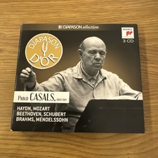 CD audio - pablo CASALS - diapason d’or  - coffret 3 cd -