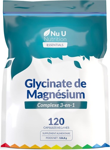 Magnésium glycinate 1 - magnésium, 3-en-1