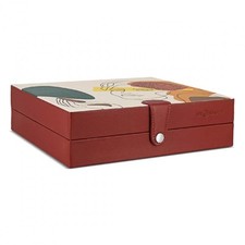 art et volutes - boite à cigares cuir artémis