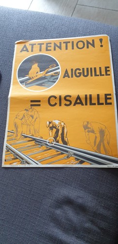 Affiche sncf ancienne - affiche,