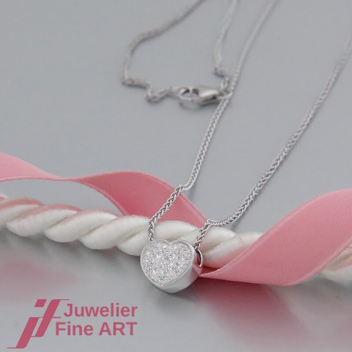 Pendentif cœur brillant - , avec